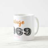 ヴィンテージ1969限定版 コーヒーマグカップ (正面右)