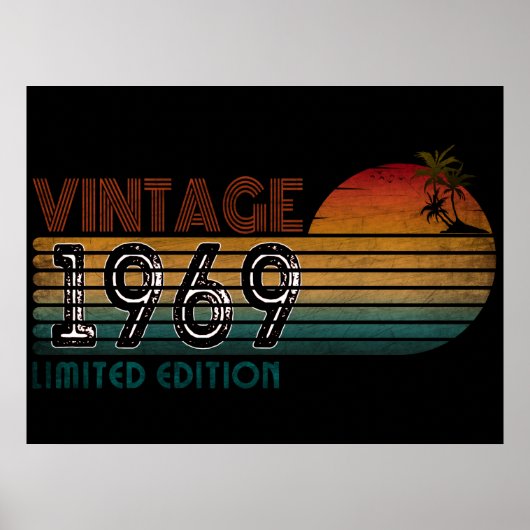 ヴィンテージ1969限定版 ポスター (正面)