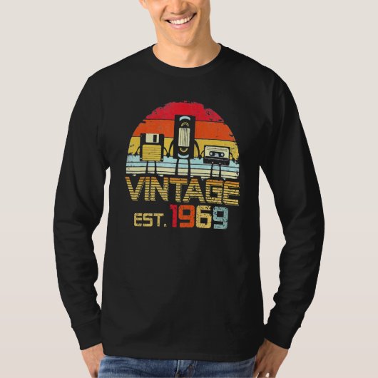 ヴィンテージ1969 53番目の誕生日 Tシャツ (正面)