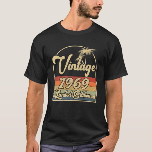 ヴィンテージ1969 53rd誕生日限定版53年 tシャツ (正面)