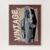 ヴィンテージ1970マッスルカージグソーパズル ジグソーパズル (縦)