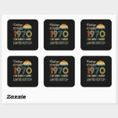 ヴィンテージ1970年11月限定版 スクエアシール (シート)