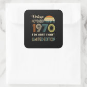 ヴィンテージ1970年11月限定版 スクエアシール (バッグ)