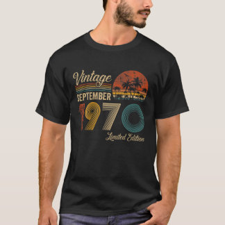 ヴィンテージ1970年9月限定版50年 Tシャツ