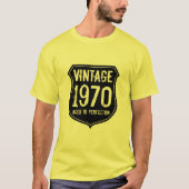 ヴィンテージ1970年Tシャツ完全版男性へ Tシャツ (正面)
