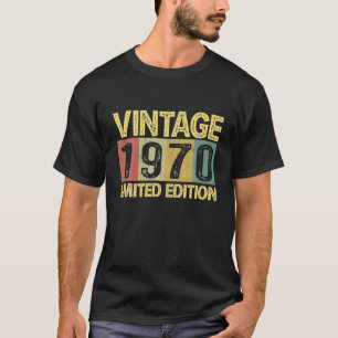 ヴィンテージ1970日52歳52おもしろい誕生日 Tシャツ