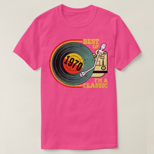 ヴィンテージ1970誕生日シャツアイムクラシック誕生日Sh Tシャツ (デザイン正面)