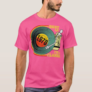 ヴィンテージ1970誕生日シャツアイムクラシック誕生日Sh Tシャツ