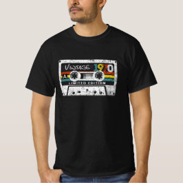 ヴィンテージ1970限定版カセットテープ Tシャツ