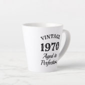 ヴィンテージ1970 |エイジドからパーフェクトおもしろいラテマグ カフェラテマグ (右アングル)