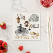 ヴィンテージ1970 スタンダードカクテルナプキン (インサイチュ)