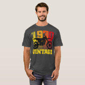 ヴィンテージ1970 Motocross Dirt Bike 50誕生日 Tシャツ (正面フル)