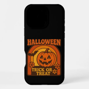 ヴィンテージ1970sトリックまたはトリートハロウィーン iPhone 16 pro maxケース