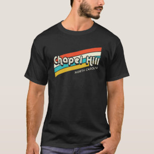 ヴィンテージ1970sレトロカラーズチャペルヒルノースキャロル tシャツ