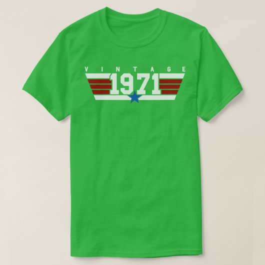 ヴィンテージ1971アビエーター Tシャツ (デザイン正面)