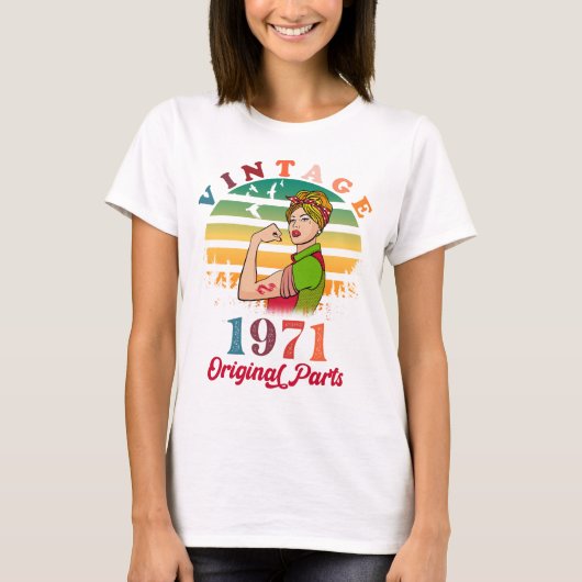 ヴィンテージ1971オリジナルパーツTシャツ Tシャツ (正面)