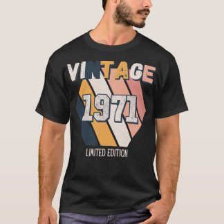 ヴィンテージ1971年以来の誕生日レトロおもしろい Tシャツ