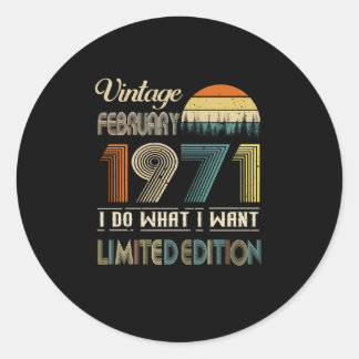ヴィンテージ1971年2月I Do What I Want Limited ラウンドシール