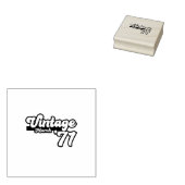ヴィンテージ1971年50th誕生日3月 ラバースタンプ (押印)