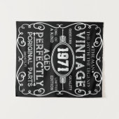 ヴィンテージ1971年 男 神話 伝説 50歳の誕生日 タペストリー (正面(横))