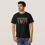 ヴィンテージ1971年Birthdate Men's Tシャツ (正面フル)