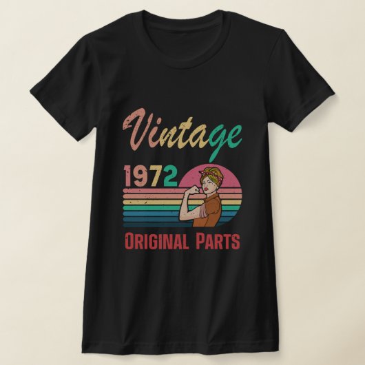 ヴィンテージ1972オリジナル部品 Tシャツ (レイダウン)