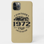 ヴィンテージ1972クラシック年52歳の贈り物52位B日 Case-Mate iPhoneケース (裏面)