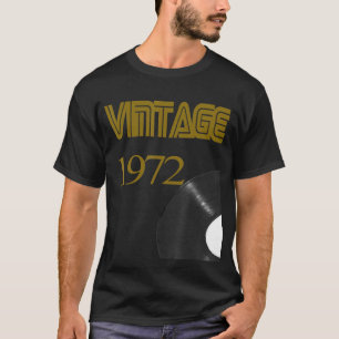 ヴィンテージ1972レコードプレーヤー49誕生日Vinyl Dis Tシャツ