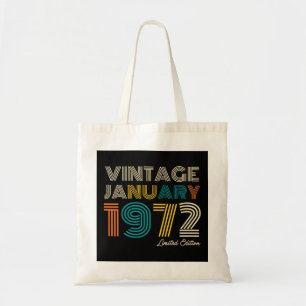 ヴィンテージ1972年1月52日誕生日 トートバッグ