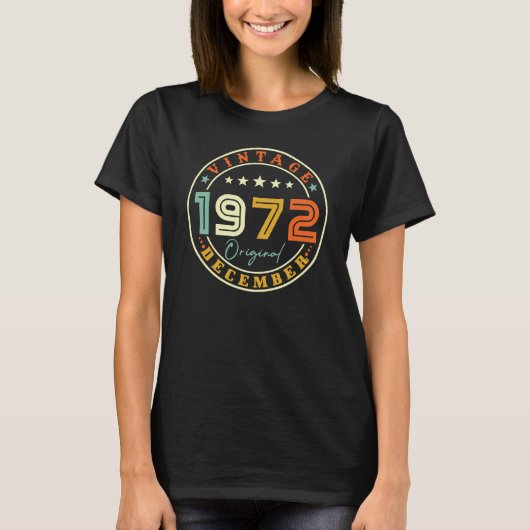 ヴィンテージ1972年12月 Tシャツ (正面)