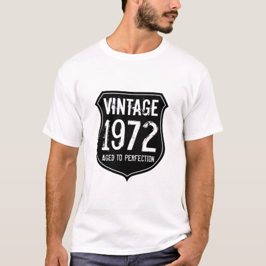 ヴィンテージ1972年Tシャツ完全版男性へ Tシャツ (正面)