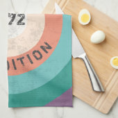 ヴィンテージ1972限定版50誕生日 キッチンタオル (四つ折り)