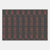 ヴィンテージ1972限定版50th誕生日ギフト ラッピングペーパーシート (正面3)