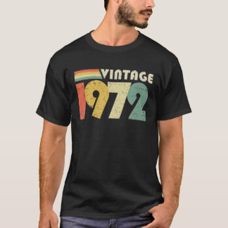 ヴィンテージ1972 50番目の動揺して誕生日 Tシャツ