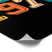 ヴィンテージ1972 50誕生日ギフト50歳の男性 ポスター (角)