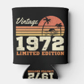 ヴィンテージ1972 52誕生日 缶クーラー (裏面)