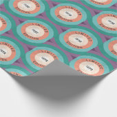 ヴィンテージ1972 Limited Edition 54th誕生日レトロ ラッピングペーパー (角)