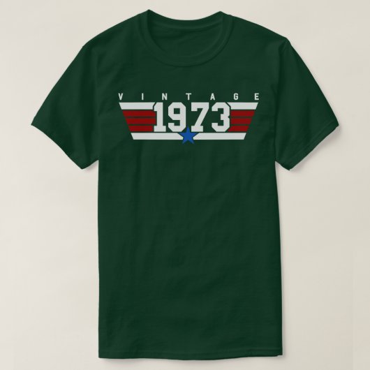 ヴィンテージ1973アビエーター Tシャツ (デザイン正面)