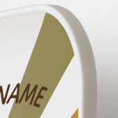 ヴィンテージ1973カスタムピックボールパドル ピックルボールラケット (左詳細)