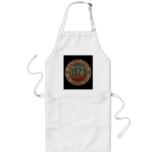 ヴィンテージ1973年以来すべてのオリジナル部品 ロングエプロン (正面)