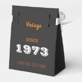 ヴィンテージ1973年限定版503誕生日 フェイバーボックス (裏面サイド)