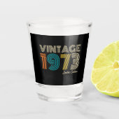 ヴィンテージ1973限定版50誕生日 ショットグラス (正面)