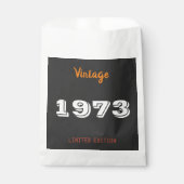 ヴィンテージ1973限定版50th誕生日ギフト フェイバーバッグ (正面)