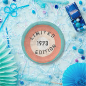 ヴィンテージ1973限定版53rd誕生日 ペーパープレート (パーティー)