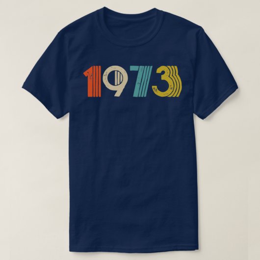 ヴィンテージ1973 45th BirthdayTShirt Tシャツ (デザイン正面)