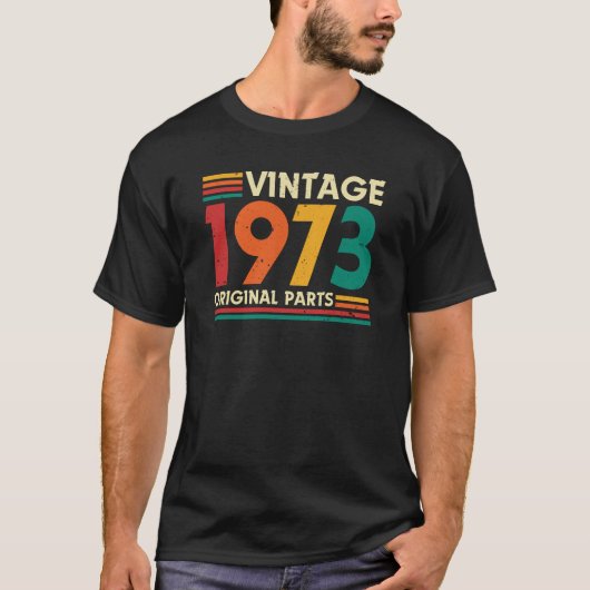 ヴィンテージ1973 Limited Edition 51誕生日 Tシャツ (正面)