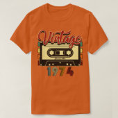 ヴィンテージ1974が素晴らしカセットテープにヒット Tシャツ (デザイン正面)