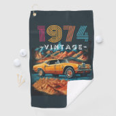ヴィンテージ1974クール号車 ゴルフタオル (インサイチュ)