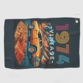 ヴィンテージ1974クール号車 ゴルフタオル (横)