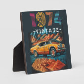 ヴィンテージ1974クール号車 フォトプラーク (正面)